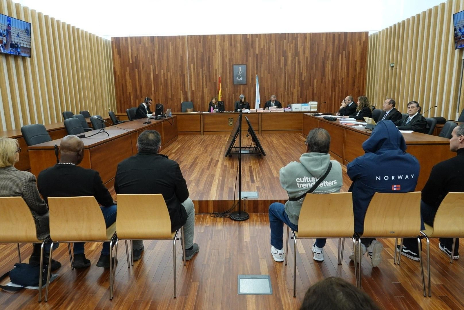 El armador del 'Simione' este jueves en el juicio en Vigo.