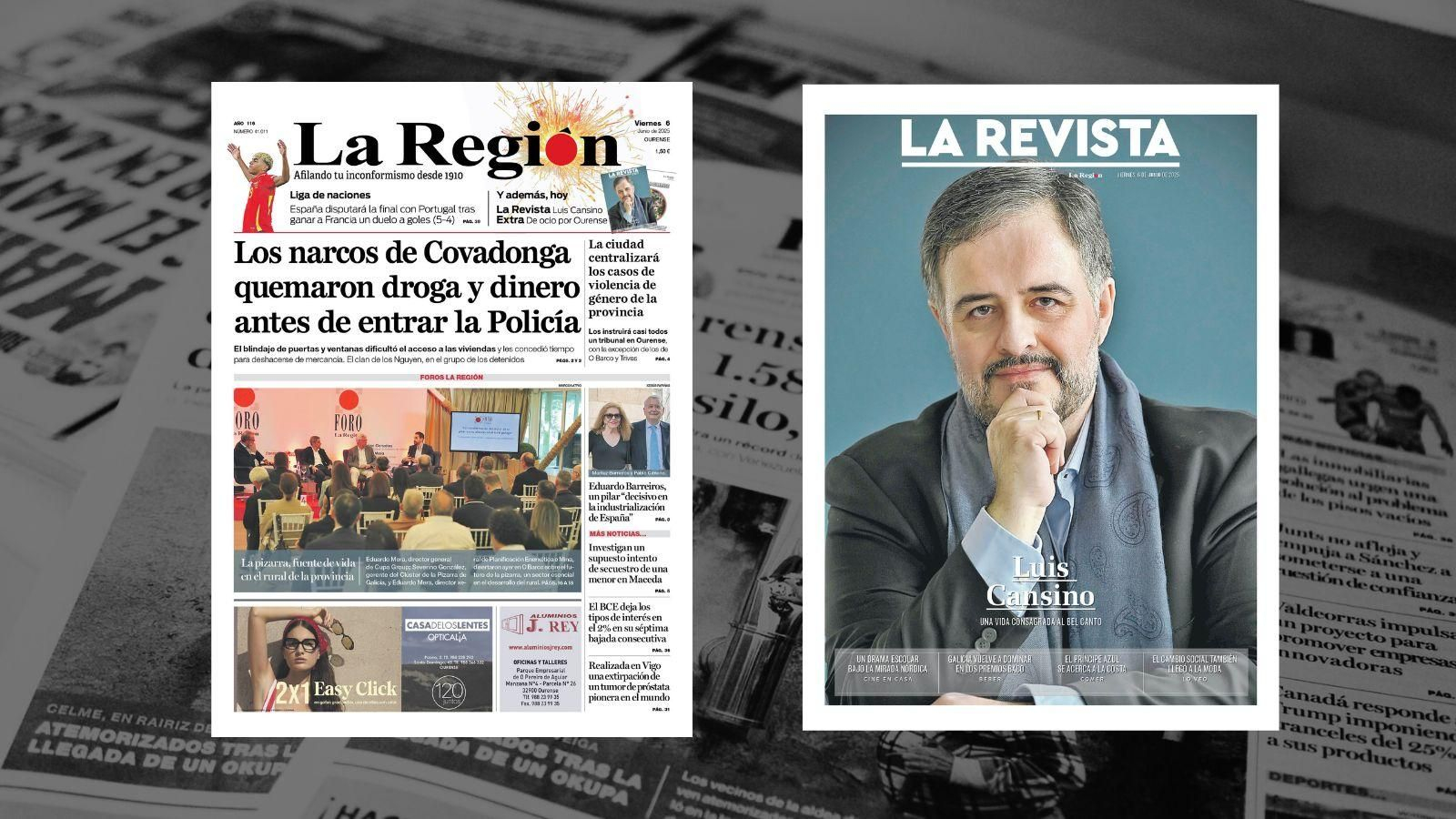 La portada de la Región  del viernes 6 de junio