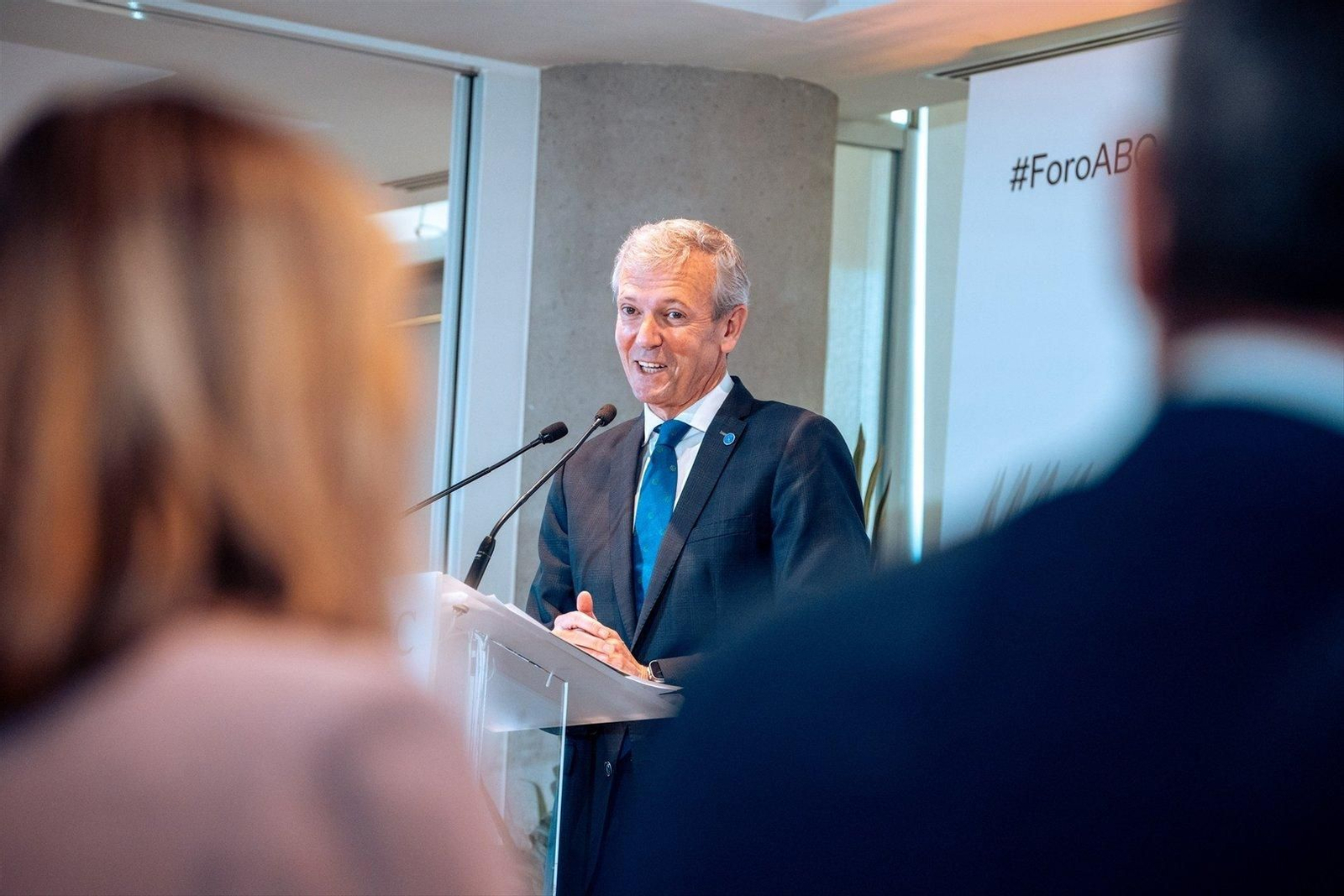 El presidente de la Xunta de Galicia y del PP de Galicia, Alfonso Rueda, protagoniza un desayuno informativo del Foro ABC.