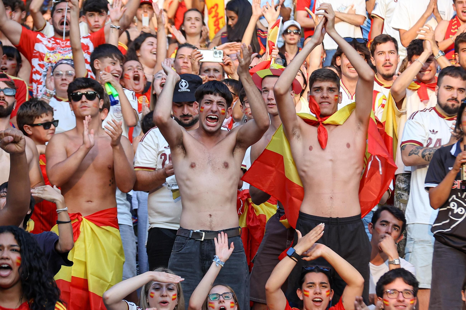Galería | Vigo celebra la victoria de España en el Mundial 2026