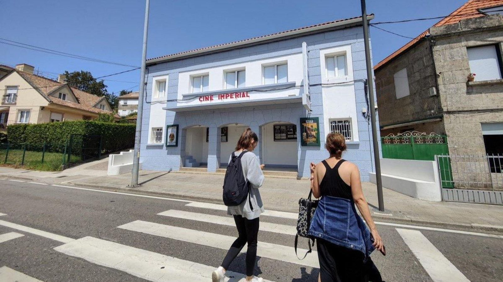 El cine Imperial es una institución en Nigrán, donde se mantiene como empresa familiar.