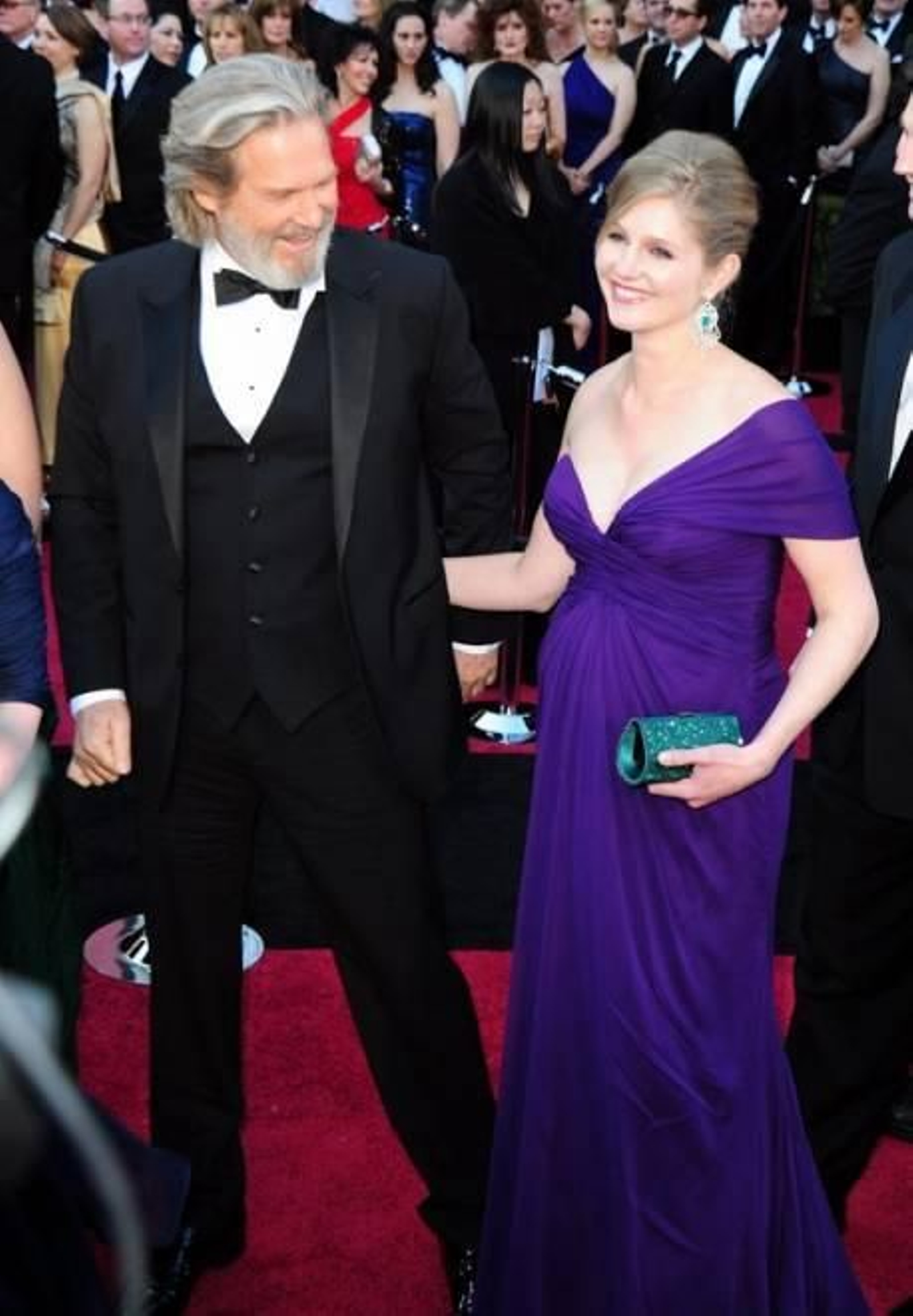 El actor estadounidense Jeff Bridges y su esposa Susan.