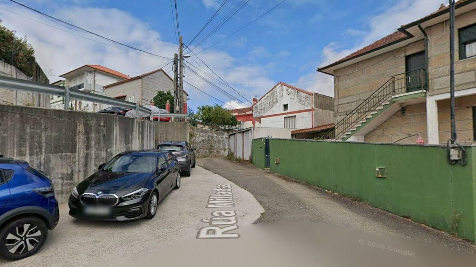 La calle Milladas estará cortada hasta noviembre.