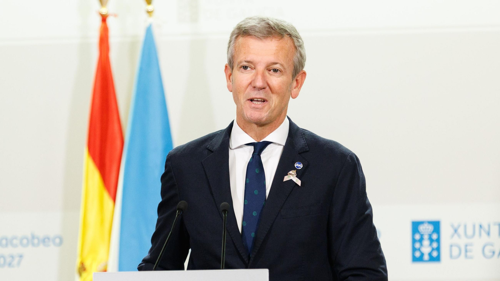 El presidente de la Xunta Alfonso Rueda