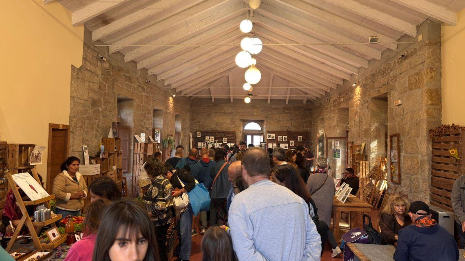 Los visitantes al mercado pudieron probar una tapa exclusiva.