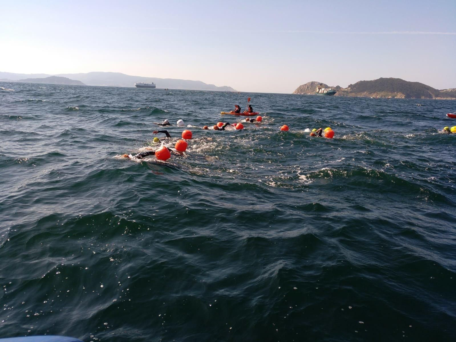 Travesía a nado desde Cíes desafío Atlántico - Vicente Alonso 12