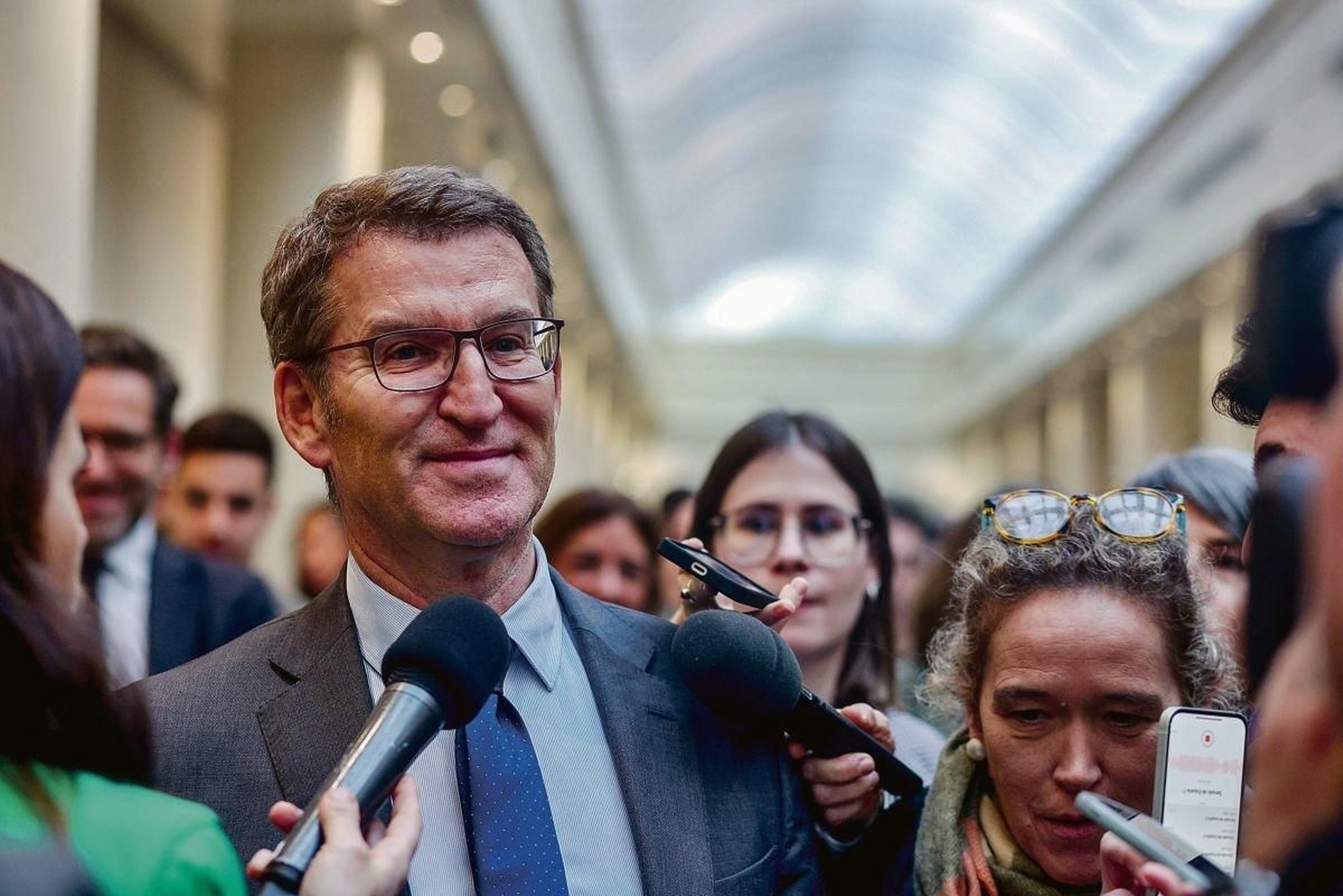 El líder del PP, Alberto Núñez Feijóo.