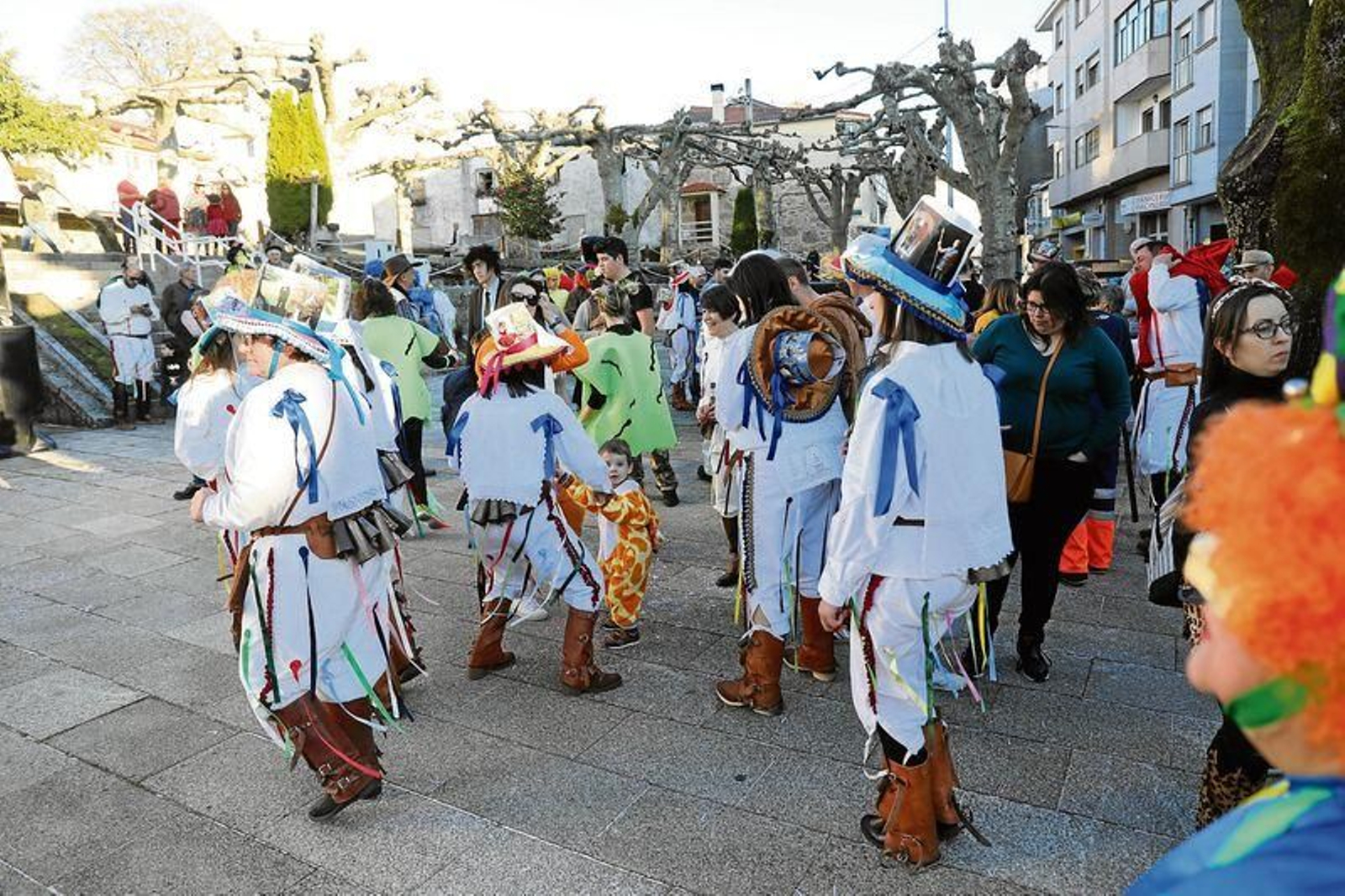 Los troteiros disfrutaron de la salida por la capitalidad. (FOTO: José Paz)