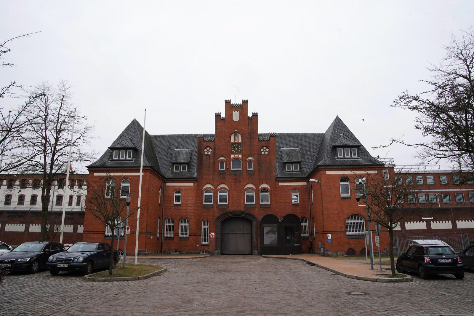 Exterior de la prisión alemana de Neumünster, en donde se encuentra encarcelado Puigdemont.