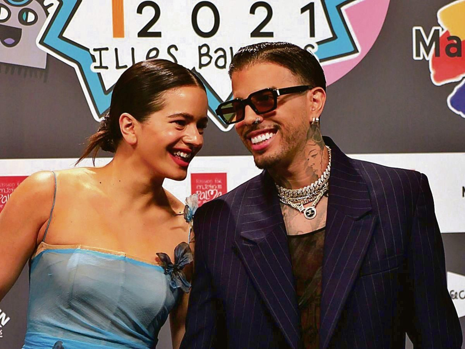 Rosalía y Rauw Alejandro.