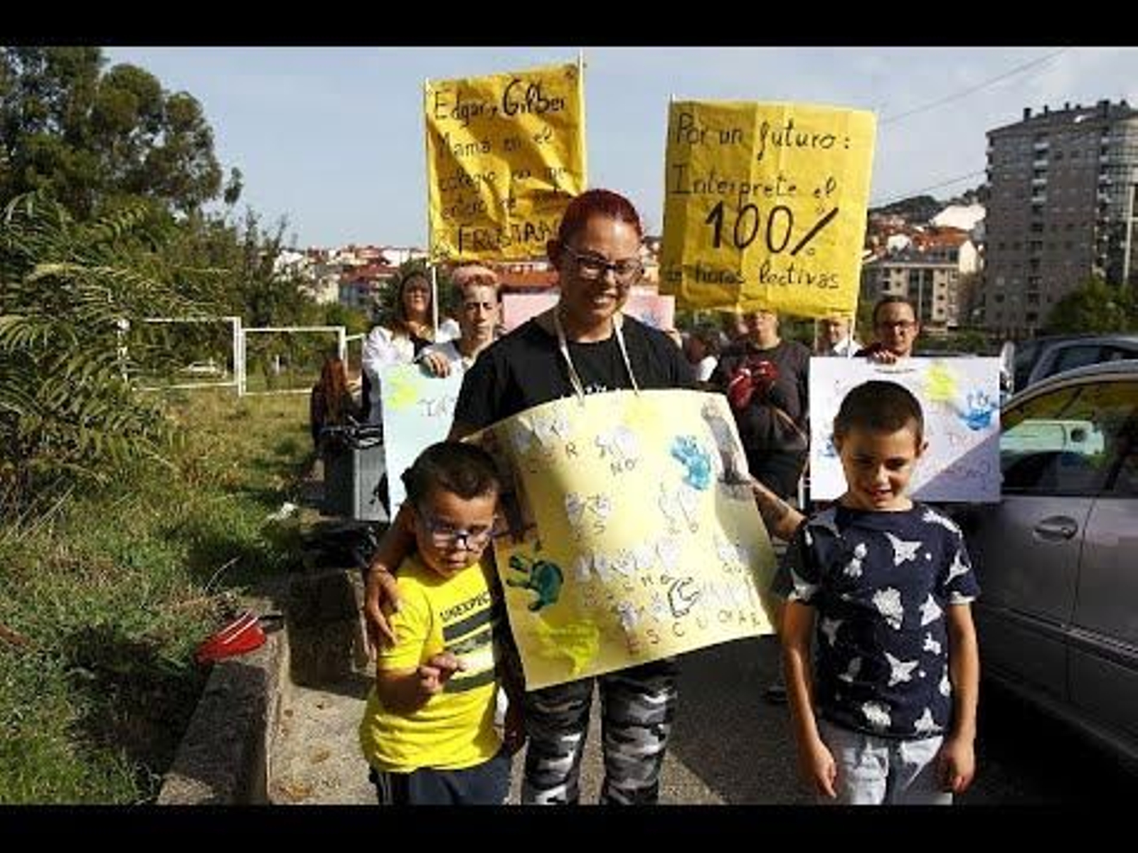 Mónica Prada protesta contra el trato que reciben sus hijos en el colegio