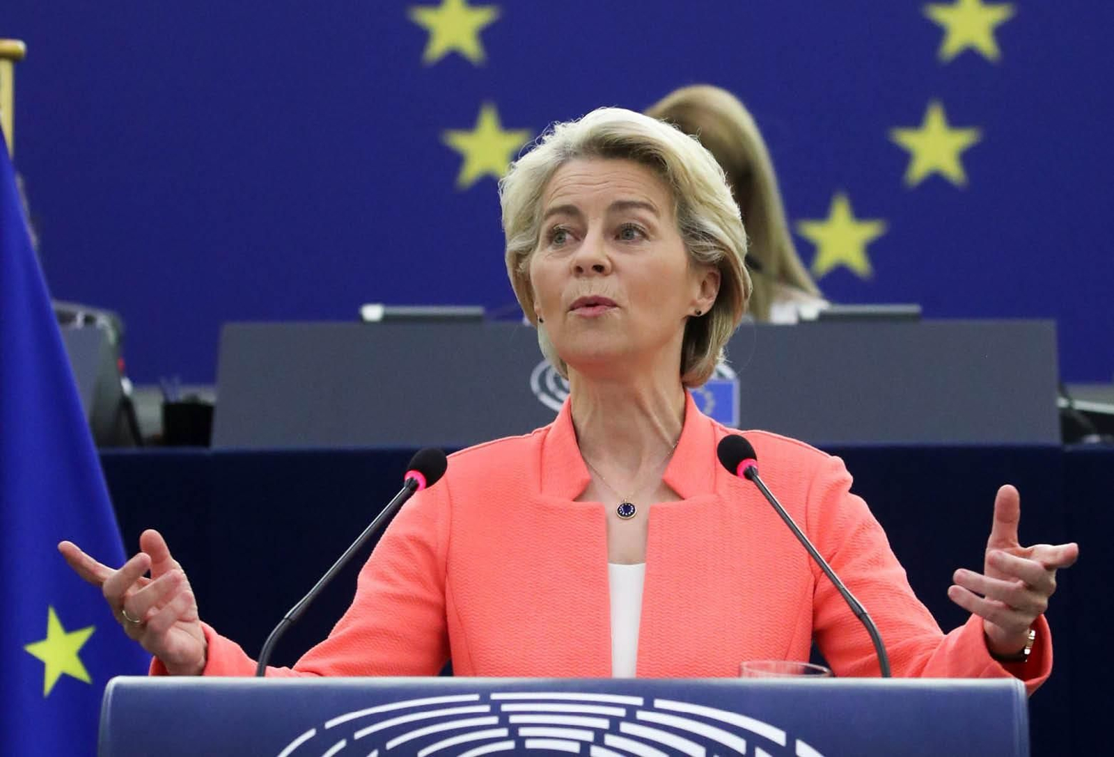 La presidenta de la Comisión Europea, Ursula von der Leyen.