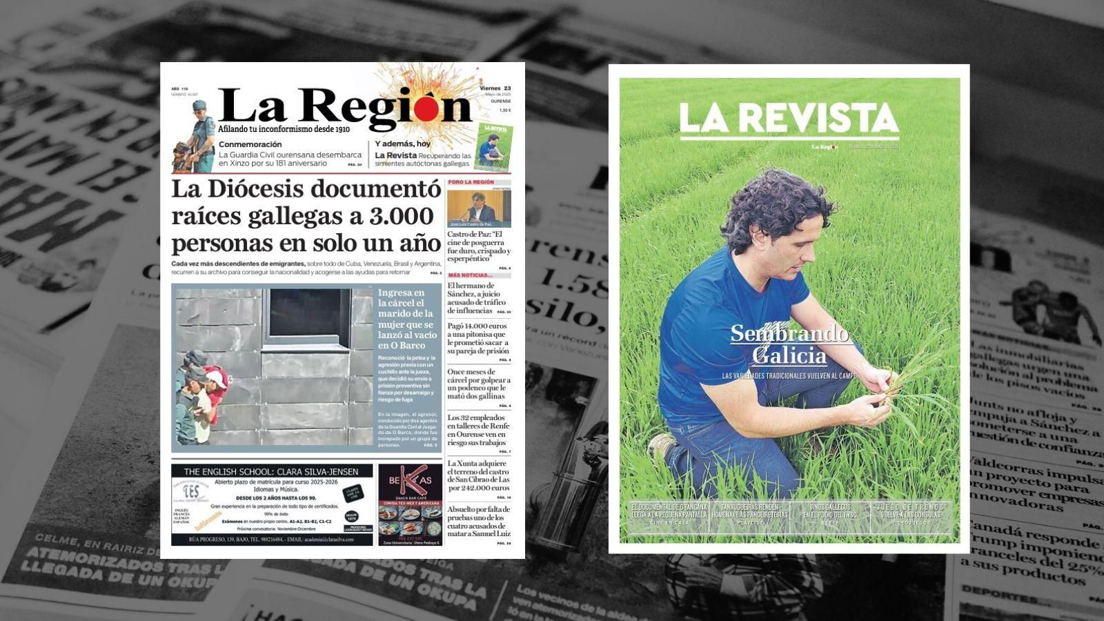 Las portadas de La Región.