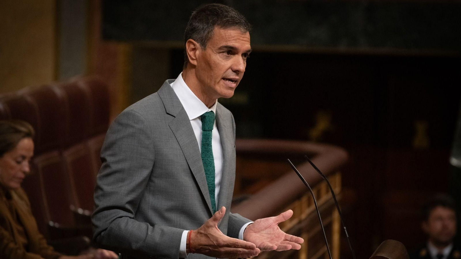 El presidente del Gobierno, Pedro Sánchez, comparece en el Congreso.