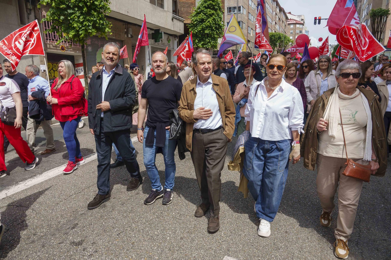 Galería | Jornada de reivindicaciones por el Día del Trabajador en Vigo