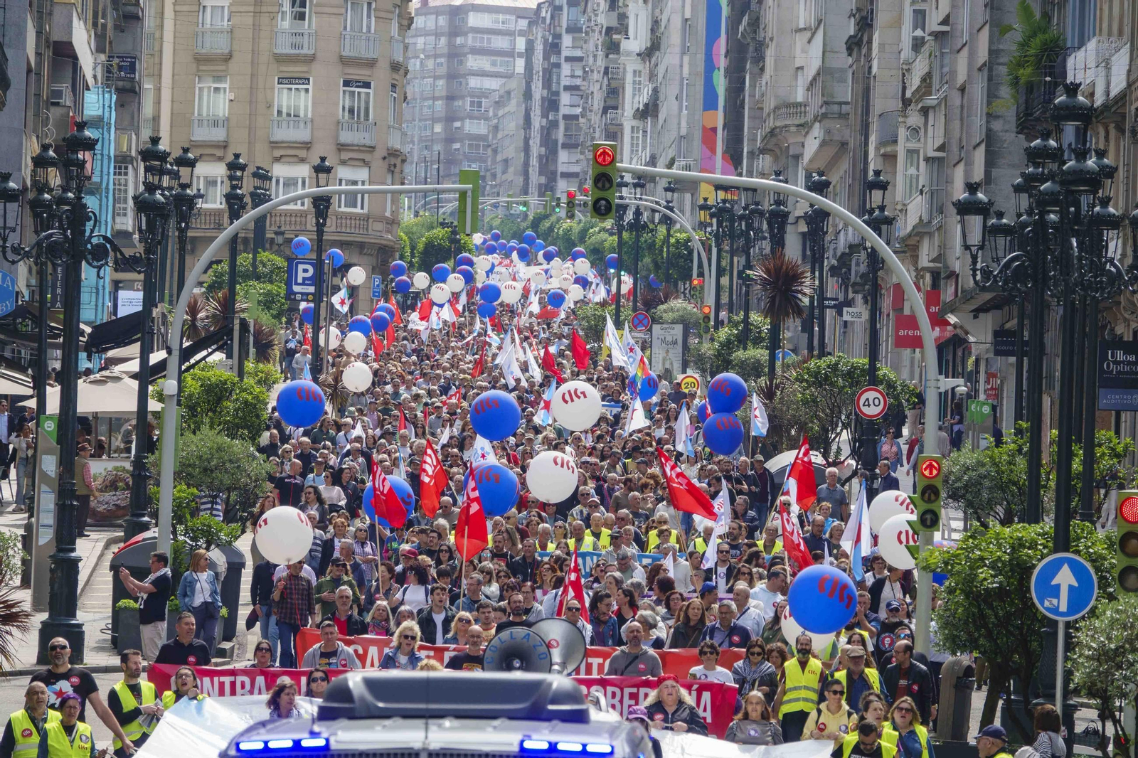 Galería | Jornada de reivindicaciones por el Día del Trabajador en Vigo