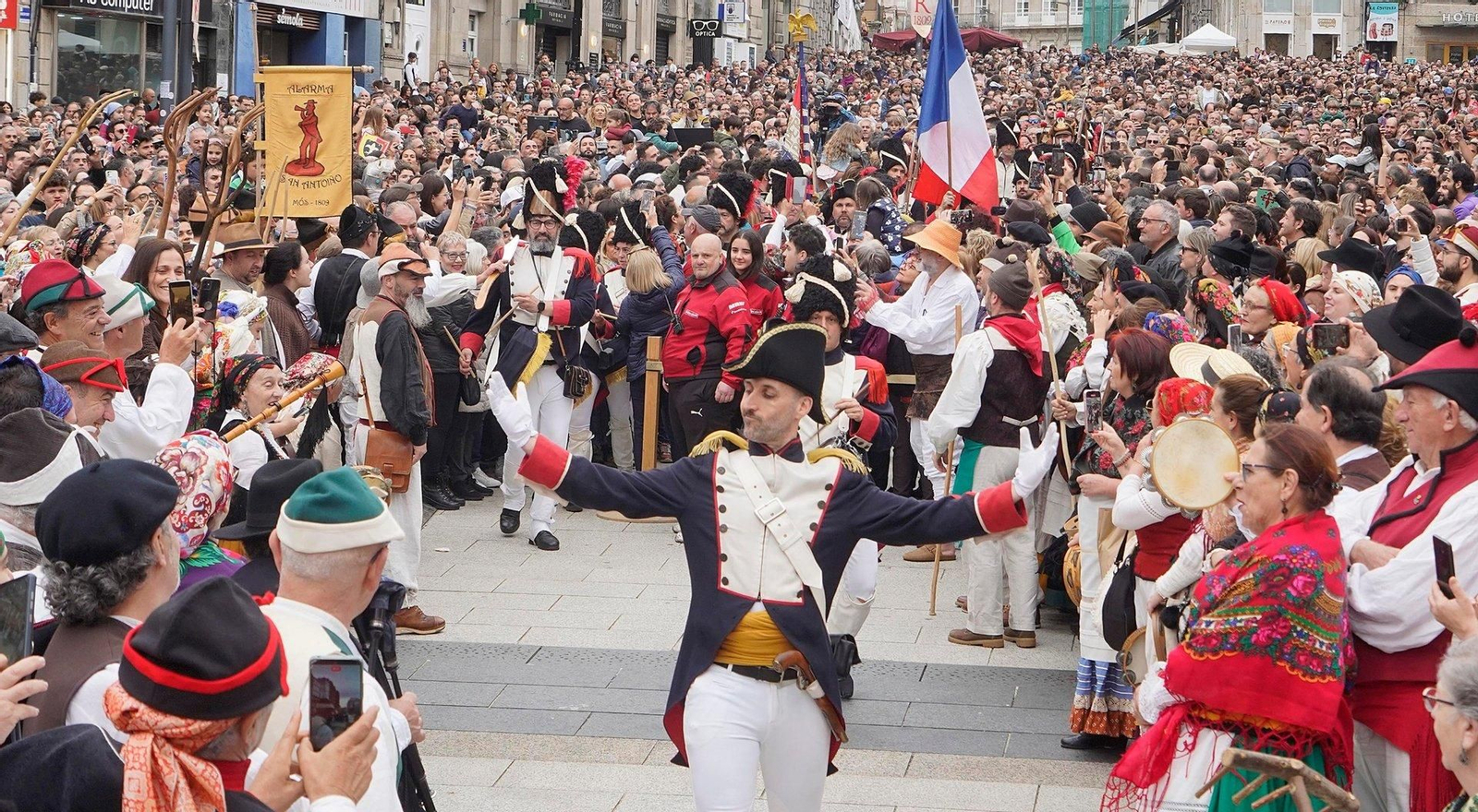 Representación de la Reconquista de Vigo 2024.