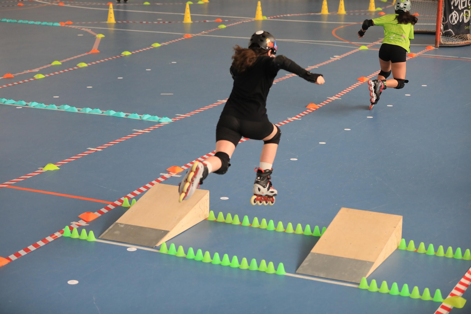 Galería | A Carballleira disfruta de una gran jornada la Liga Gallega Freestyle de patina, en imágenes