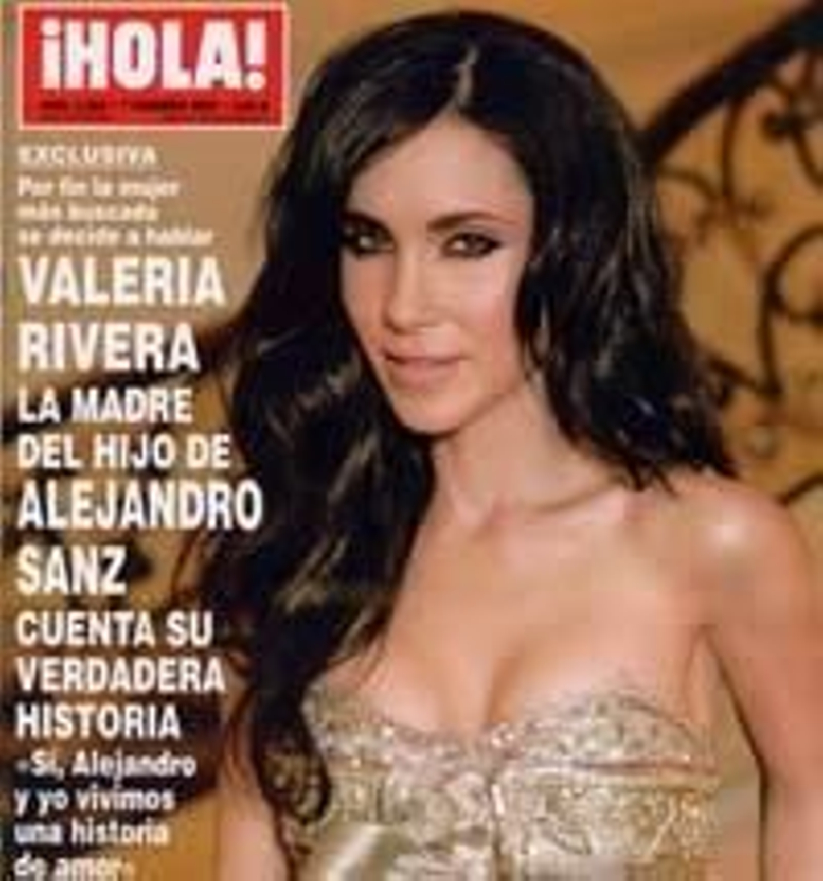 Valeria Rivera, en la portada de la revista '¡Hola!'.