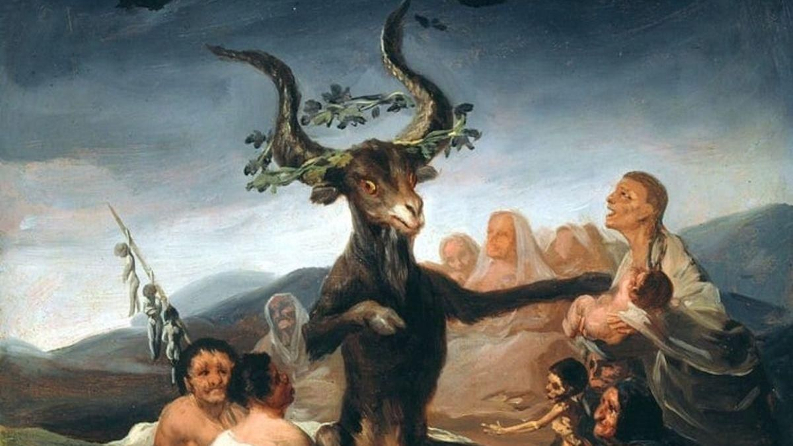 O Demo, un símbolo do mal, pintado por Goya.
