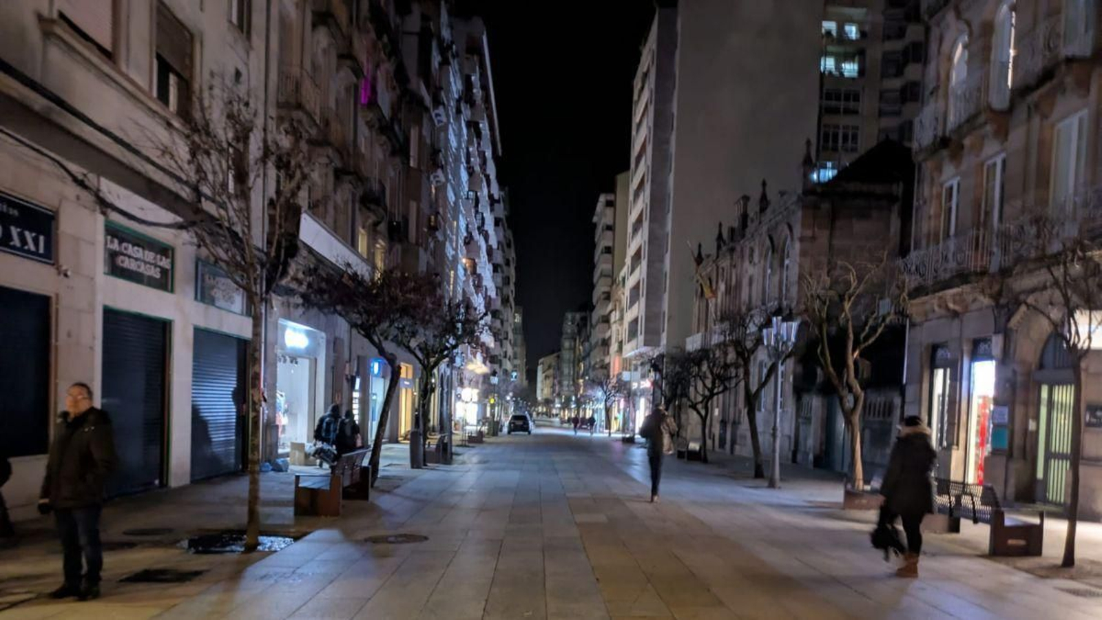 La capital no se está librando de las incidencias de las borrascas.