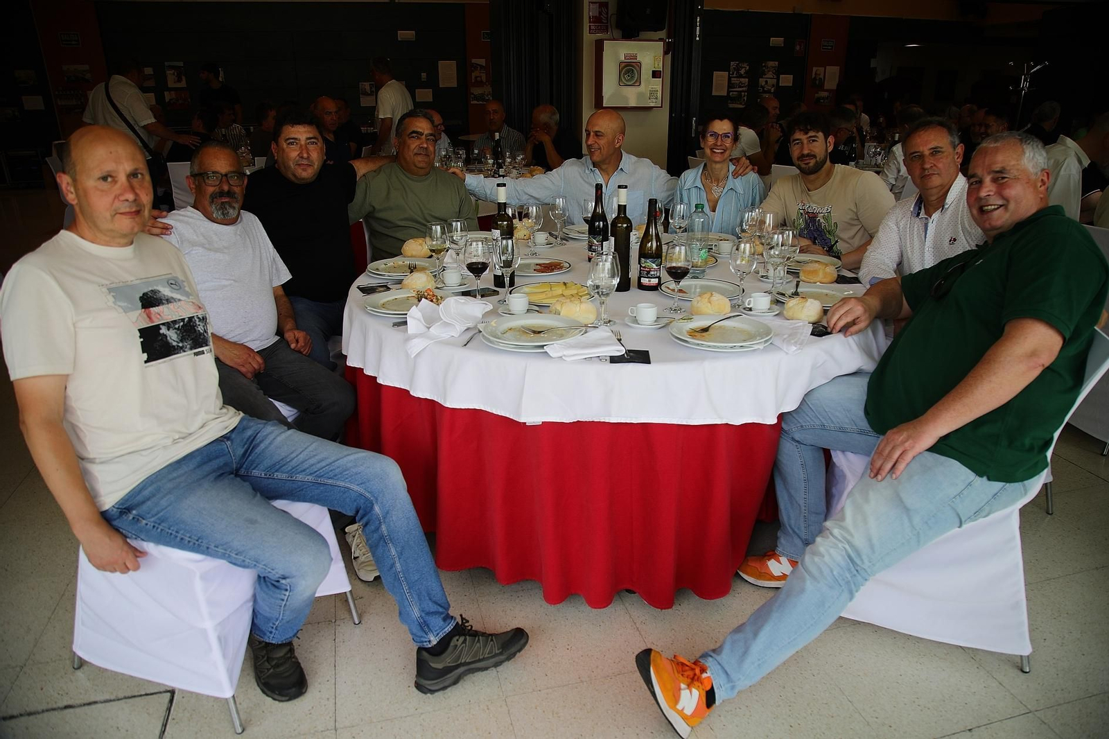 David, Pepe, Senén, Diego, Diego, Ana, Iván, Blanco y Dorindo.