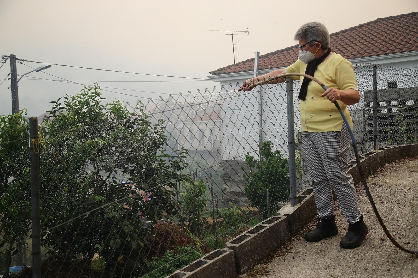 Galería | El primer gran incendio de la provincia en 2026 cerca Boborás
