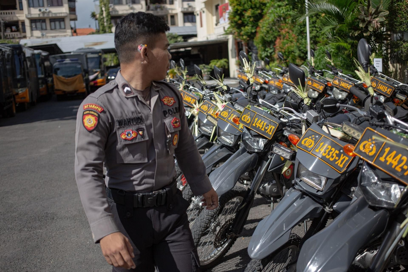 Imagen de archivo de la policía de Indonesia