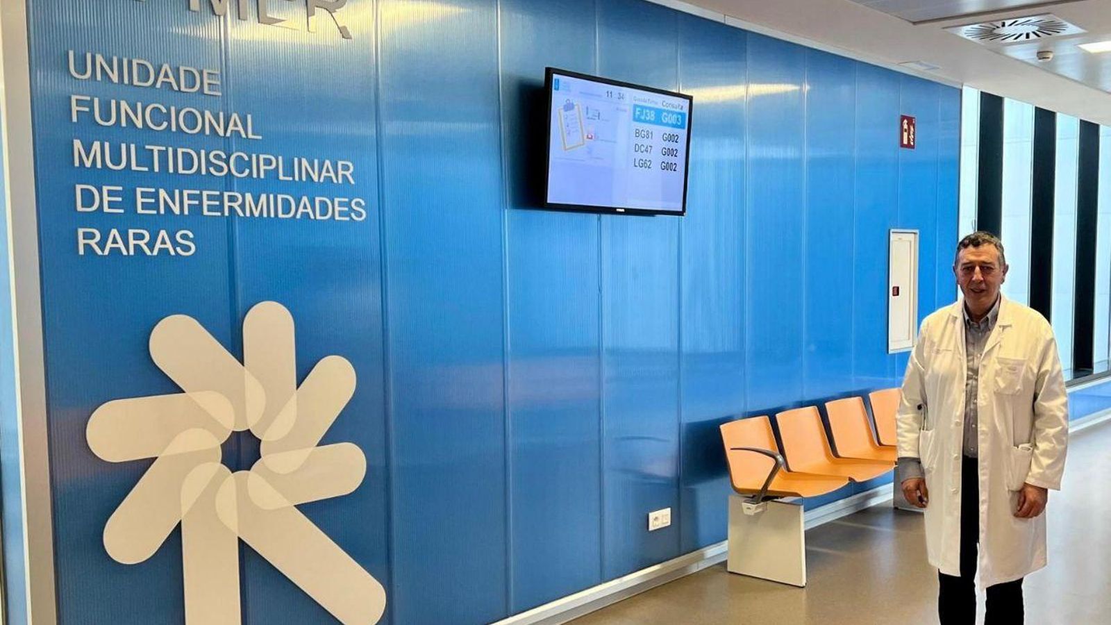 El internista Alberto Rivera, en la unidad del Cunqueiro.