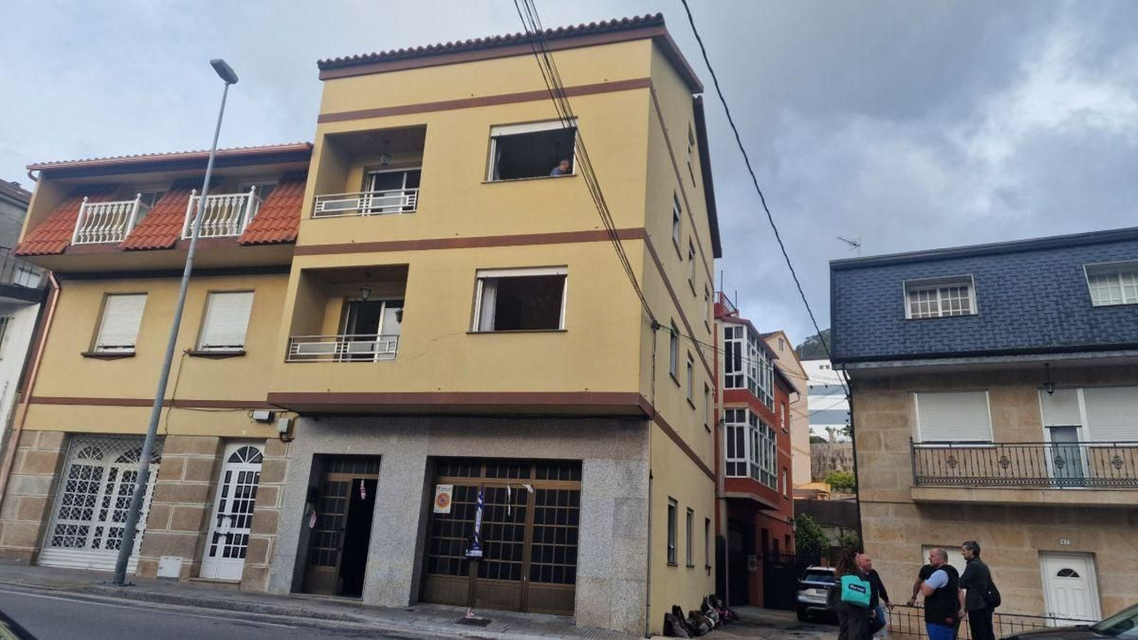 El edificio donde se produjo el incendio.