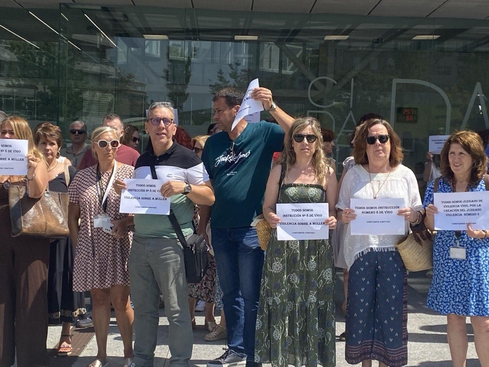 En junio del año pasado, todo el personal judicial se manifestó para evitar perder Instrucción 8.