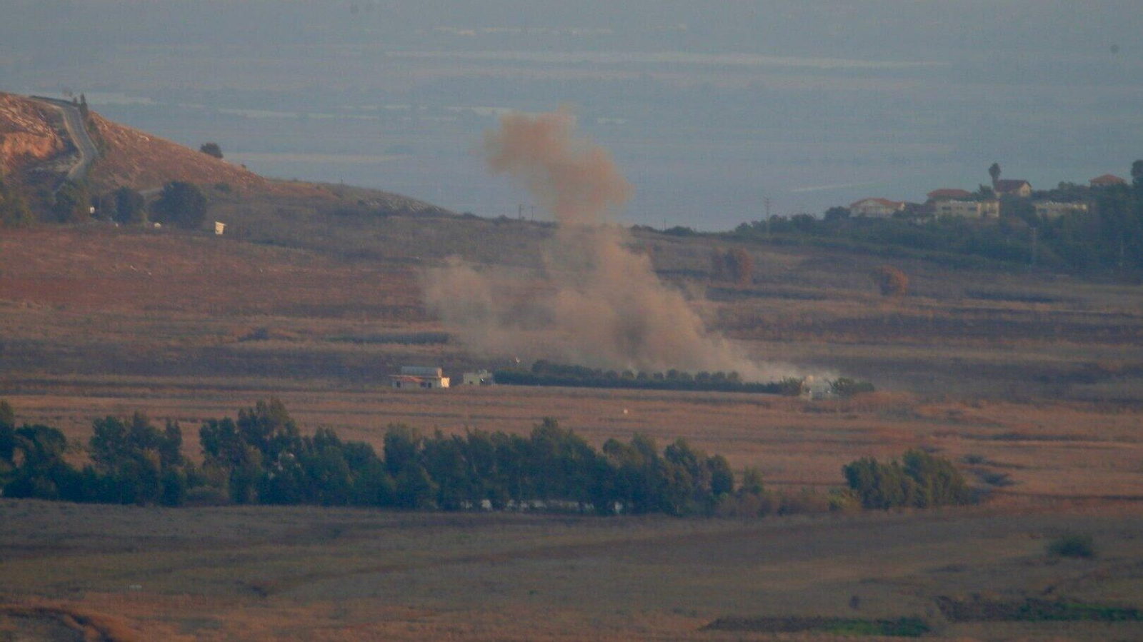 Imagen de archivo de la frontera entre Isarel y Líbano tras un ataque. (Foto: EP)