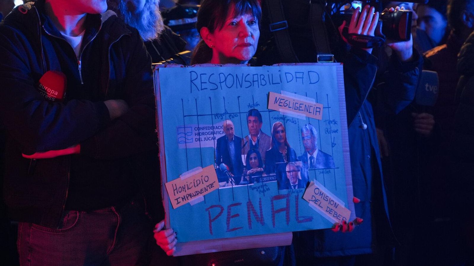 Una de las pancartas vistas en la manifestación. (Foto: EP)