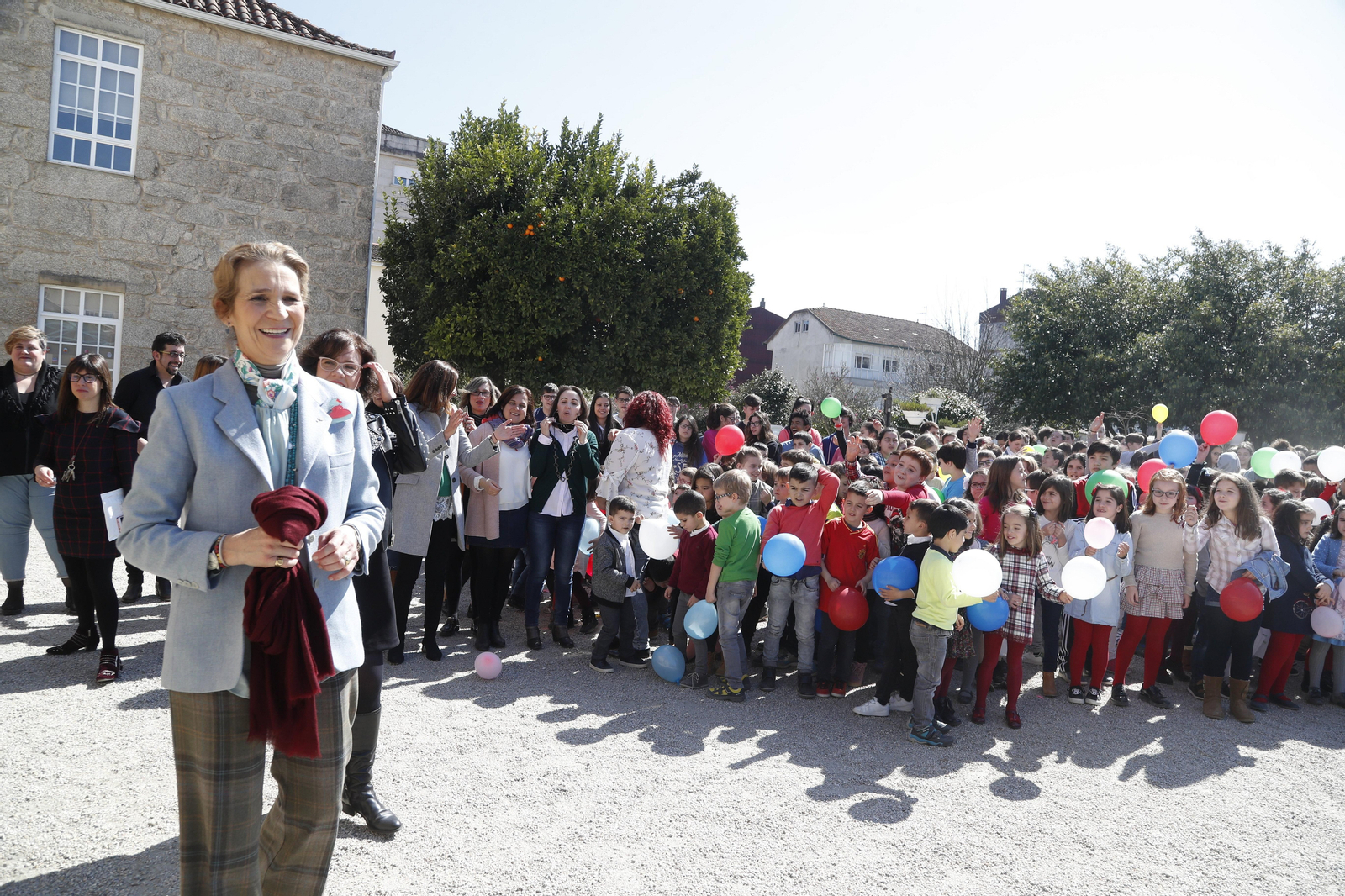 La infanta Elena, en Ponteareas // JV Landín