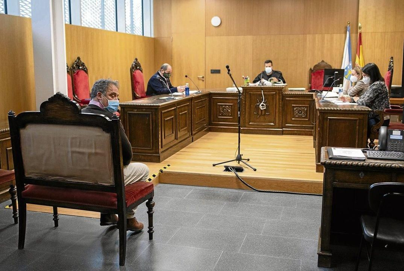 El juicio en el Penal 1, en octubre del pasado año.