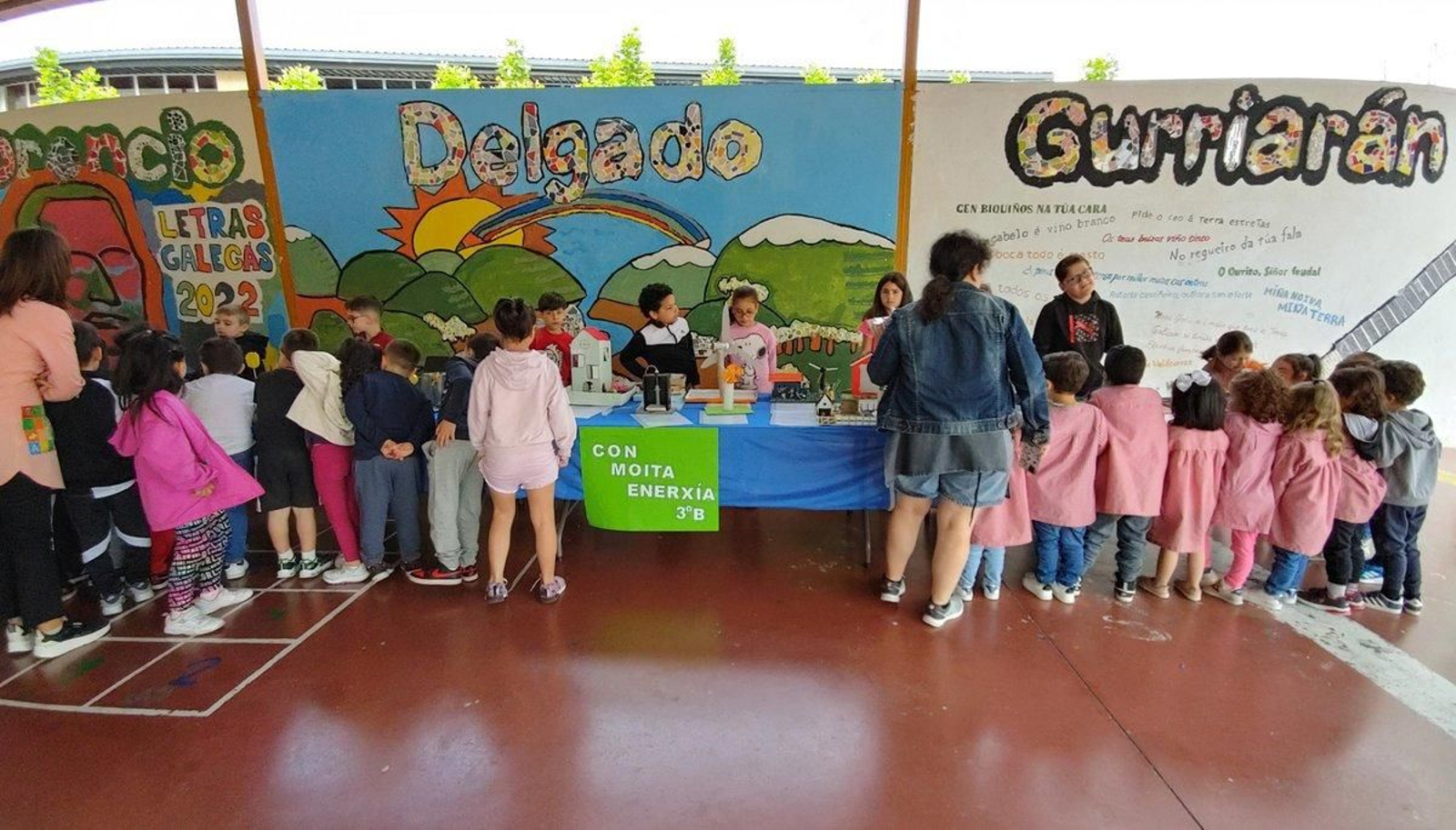 Feira de proxectos de enerxías renovables no CEIP Condesa de Fenosa do Barco.