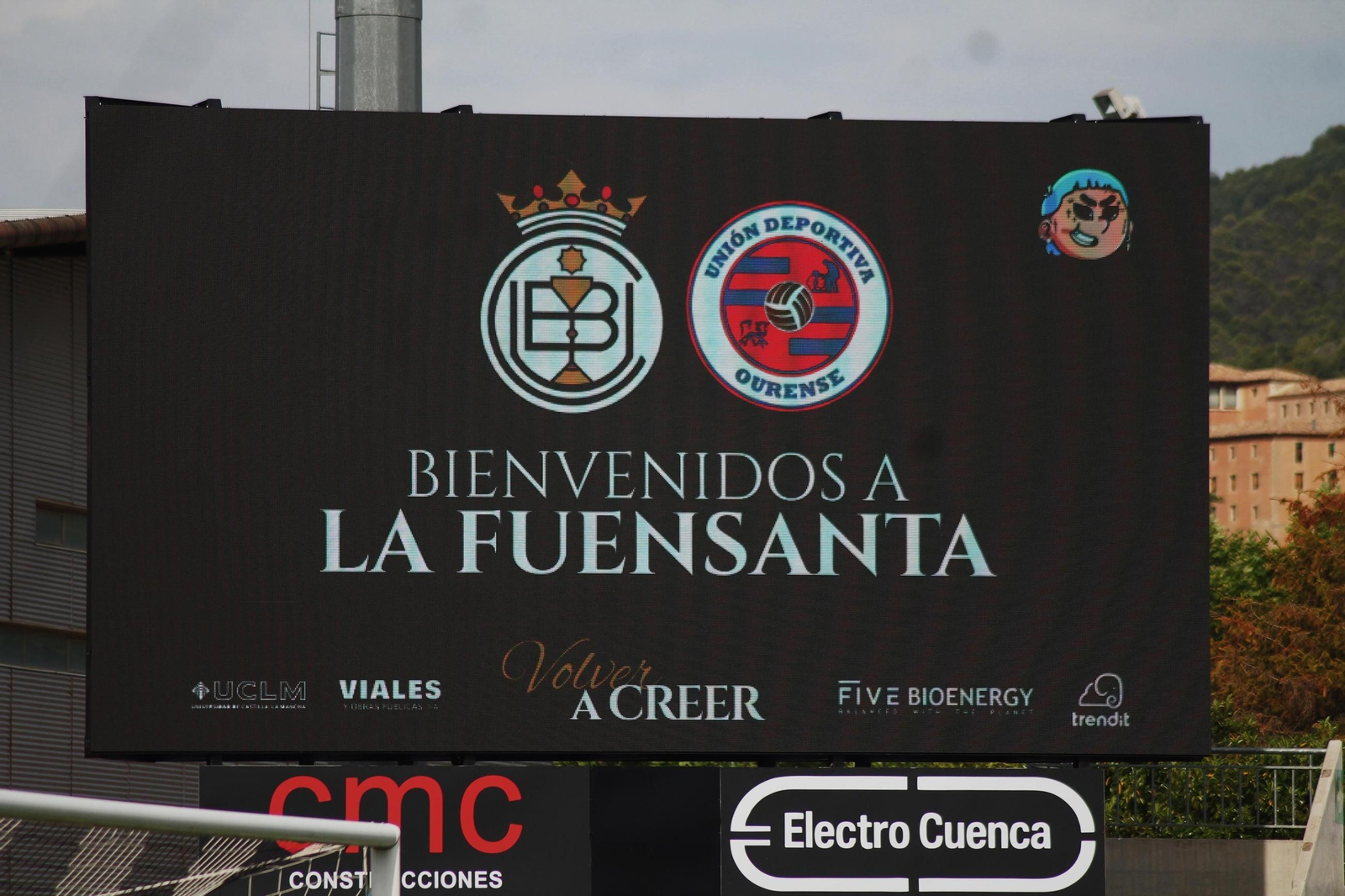 Así recibió la UB Conquense a la UD Ourense.