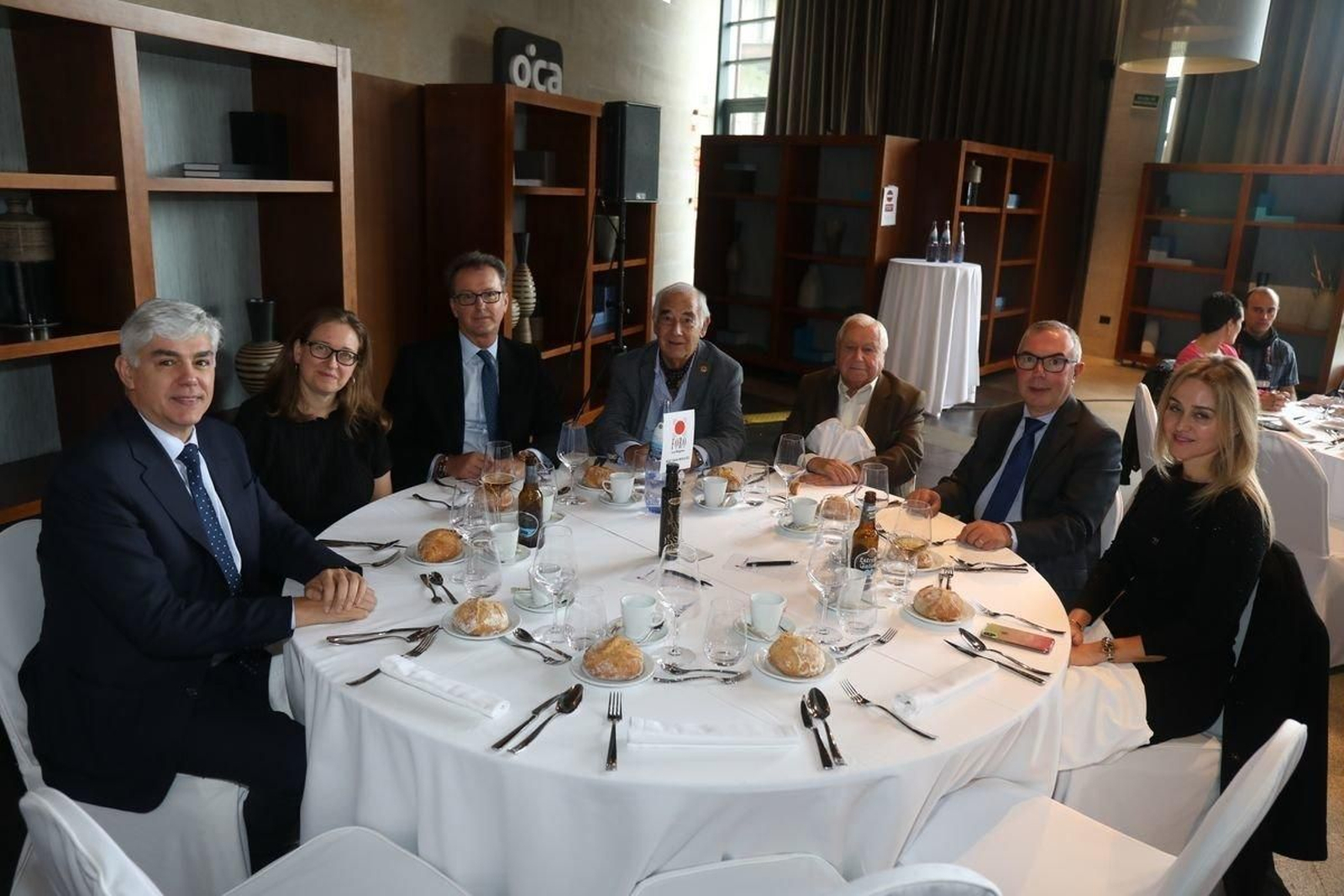 Guillermo Díez, María del Carmen Sampayo, Antonio Nespereira, Nemesio Barxa, José Manuel Fernández Anguiano, Lalo Pavón e Inés Iglesias.