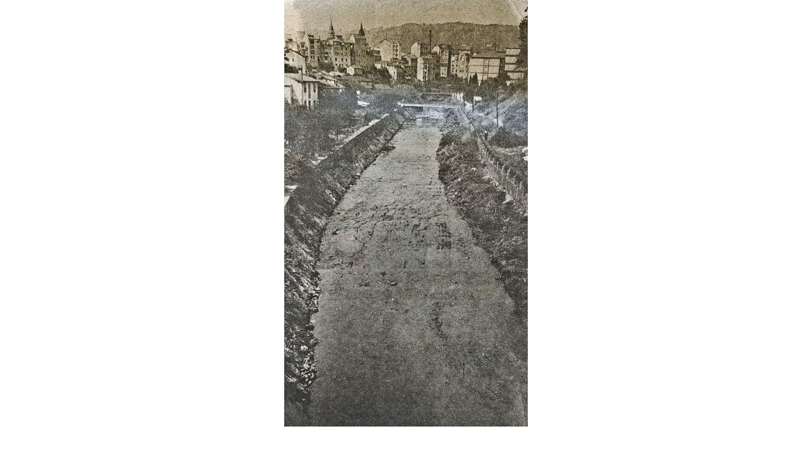 El río Barbaña a su paso por Orense