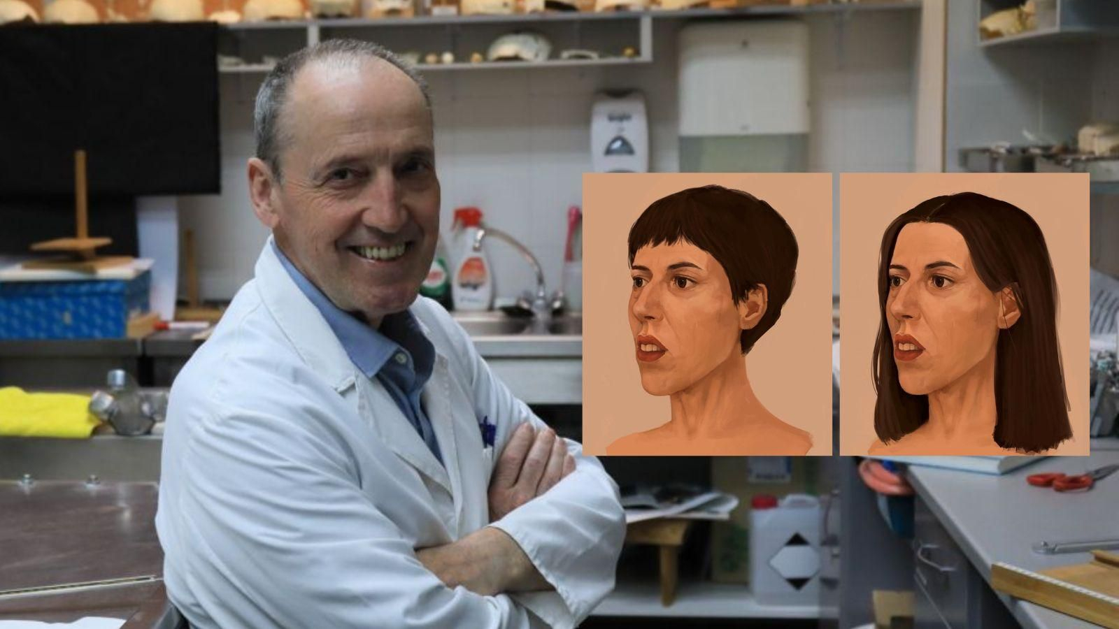 El médico forense Fernando Serrulla, esta semana en el hospital de Verín.