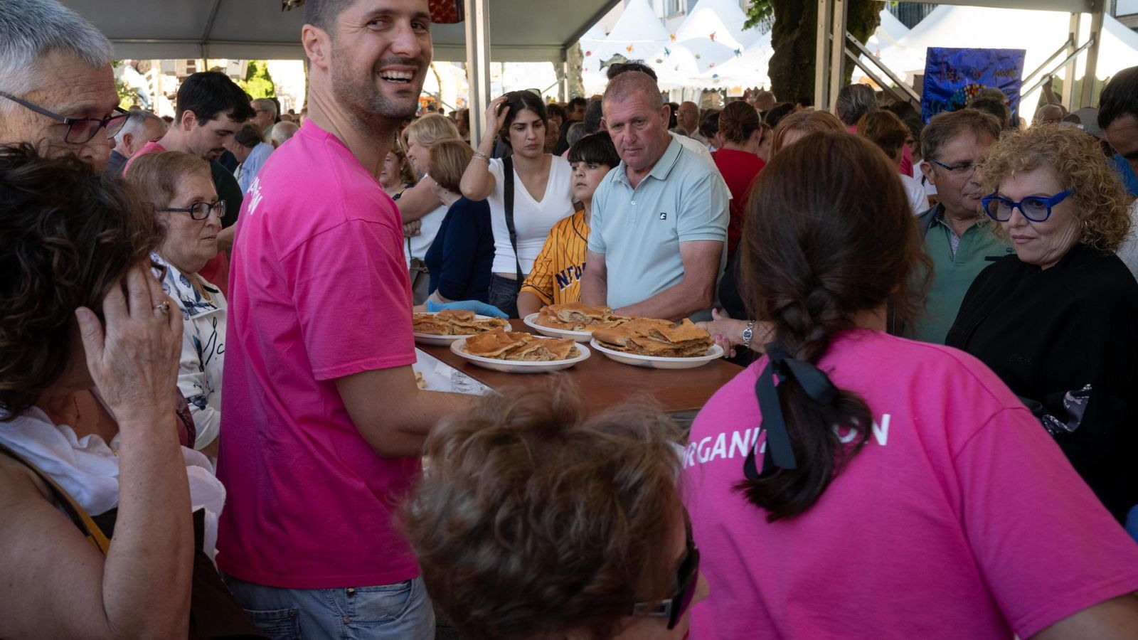 La empanada también triunfó.