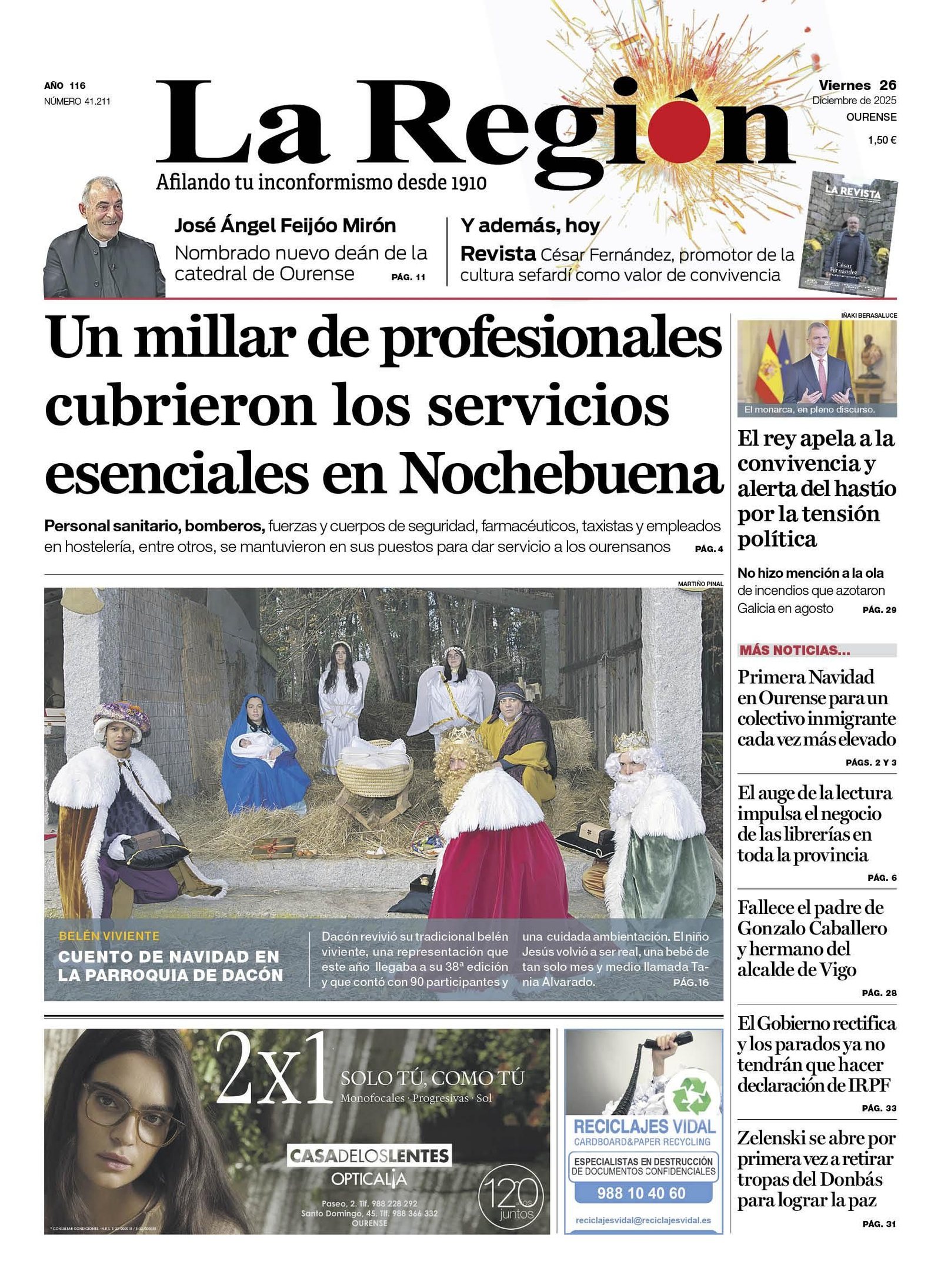 La portada de hoy