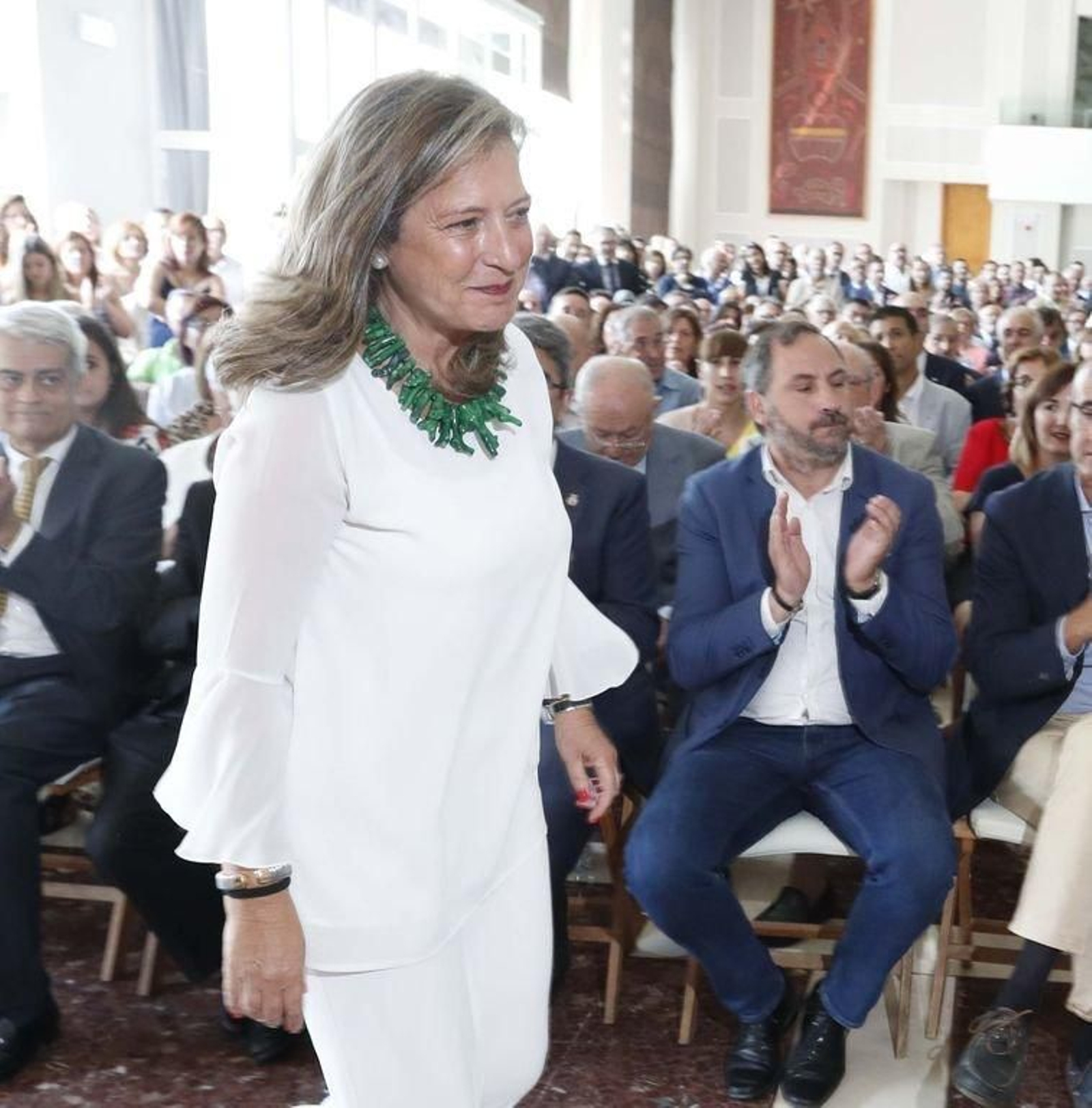 Teresa Pedrosa, delegada saliente.