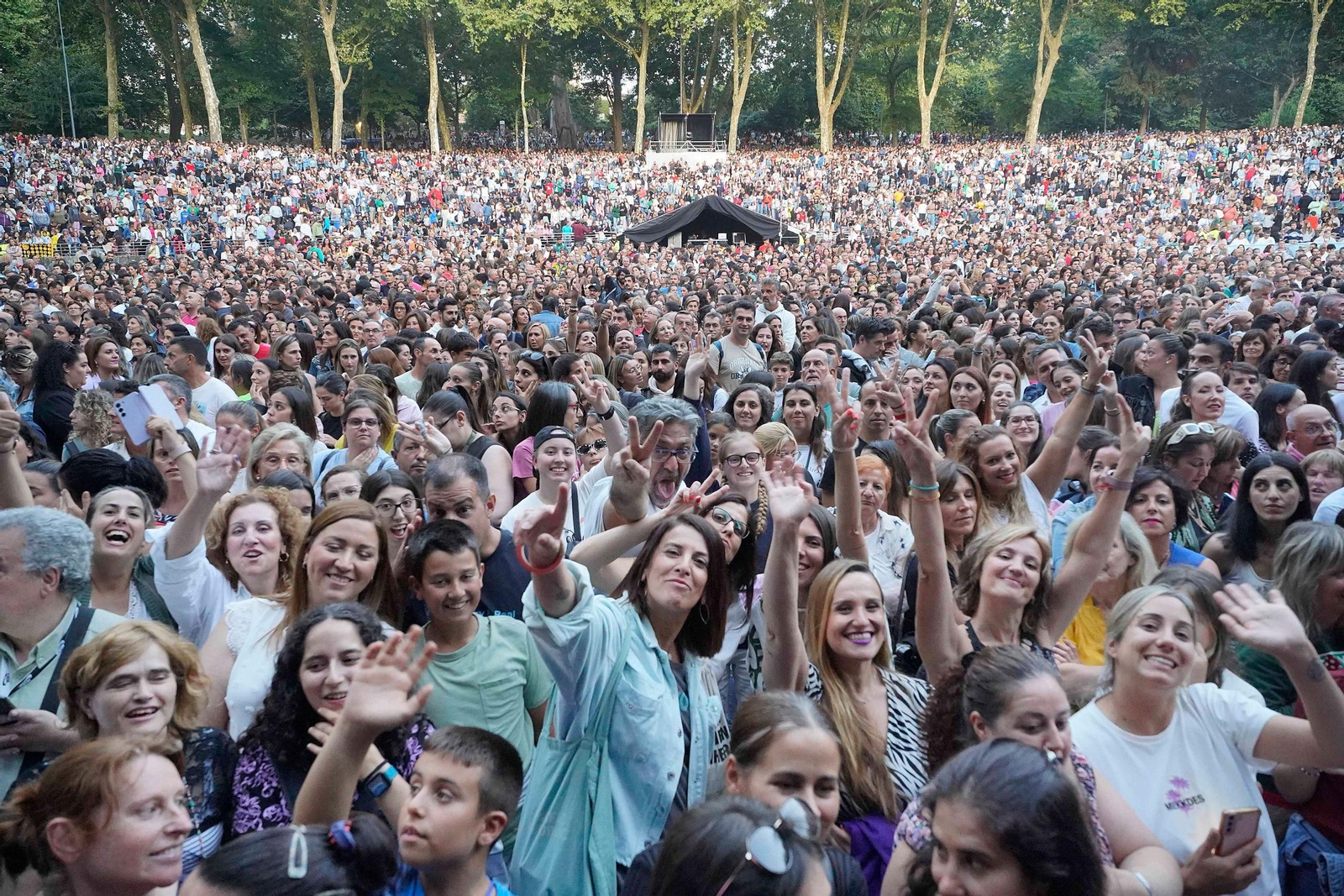 Público en el concierto de Pablo López en Castrelos.