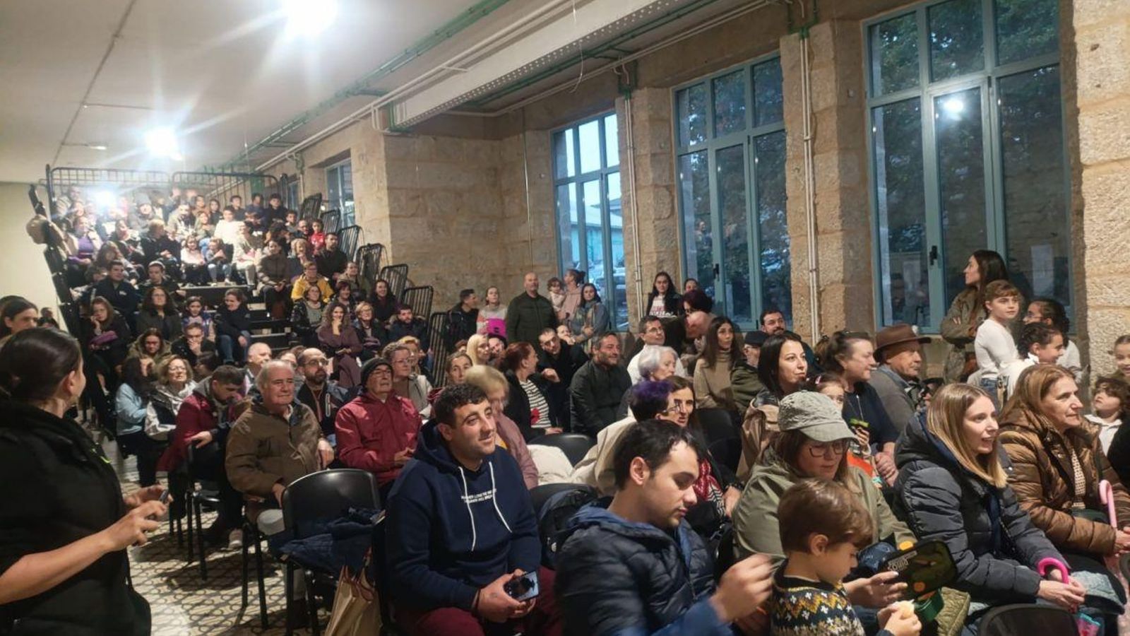 El magosto de Maside contó con un gran número de asistentes.