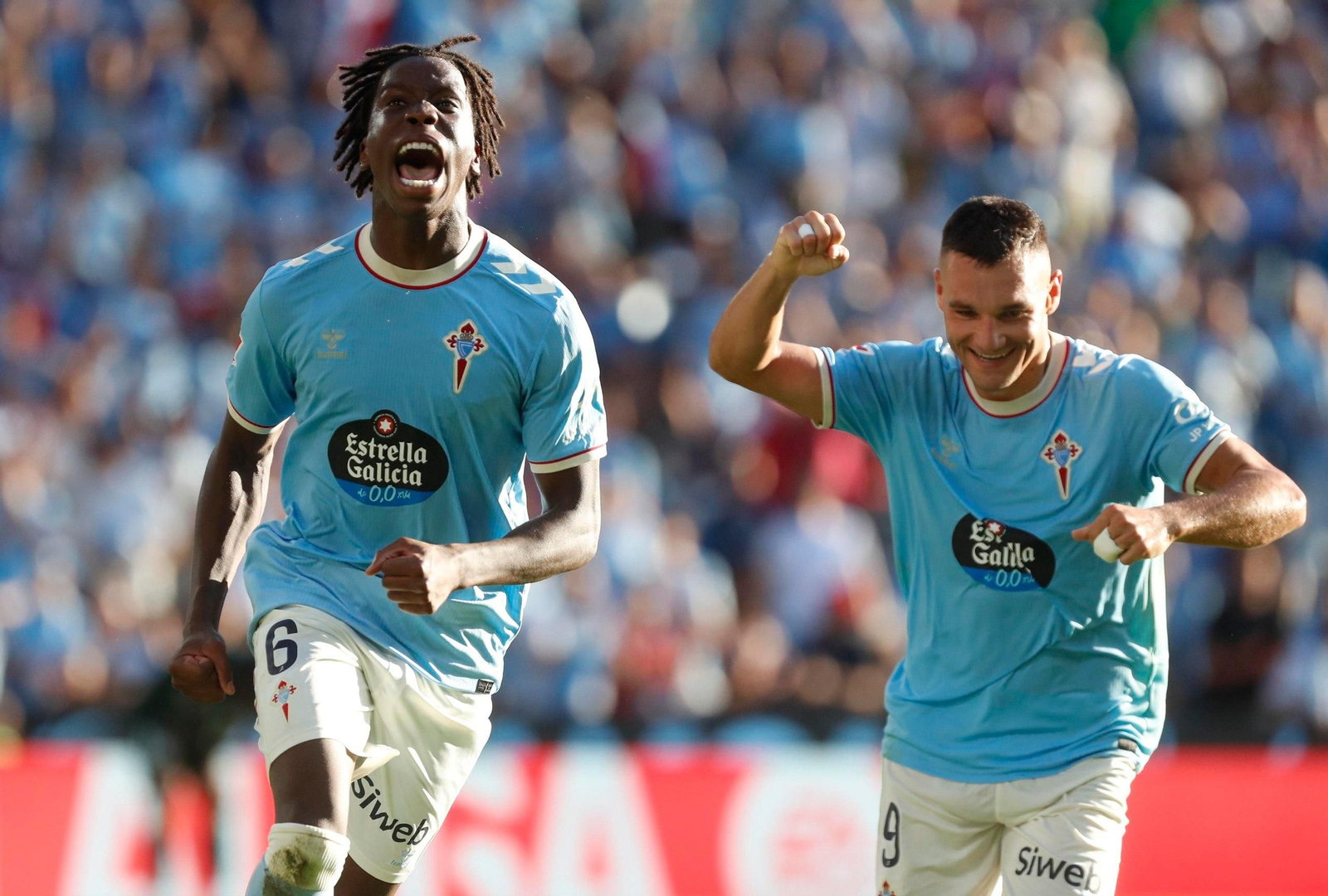 Galería | El partido entre Celta y Racing de Santander, en imágenes