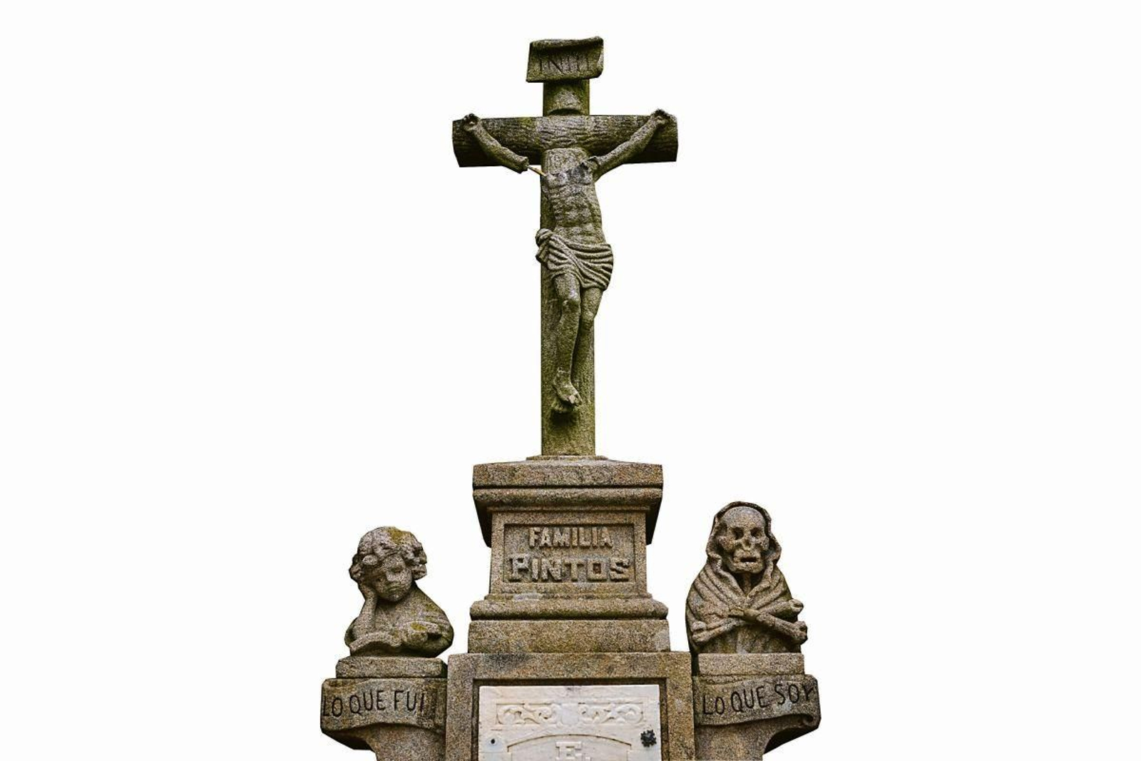 El panteón de la familia Pintos (1923), es uno de los moumentos funerarios más curiosos de San Francisco.