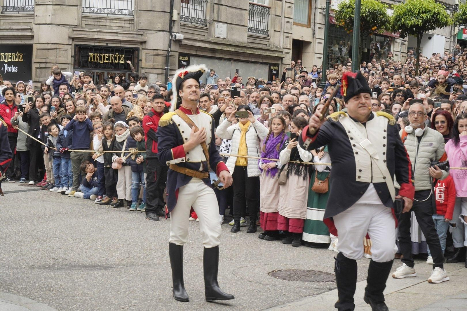 Representación de la Reconquista de Vigo 2024.