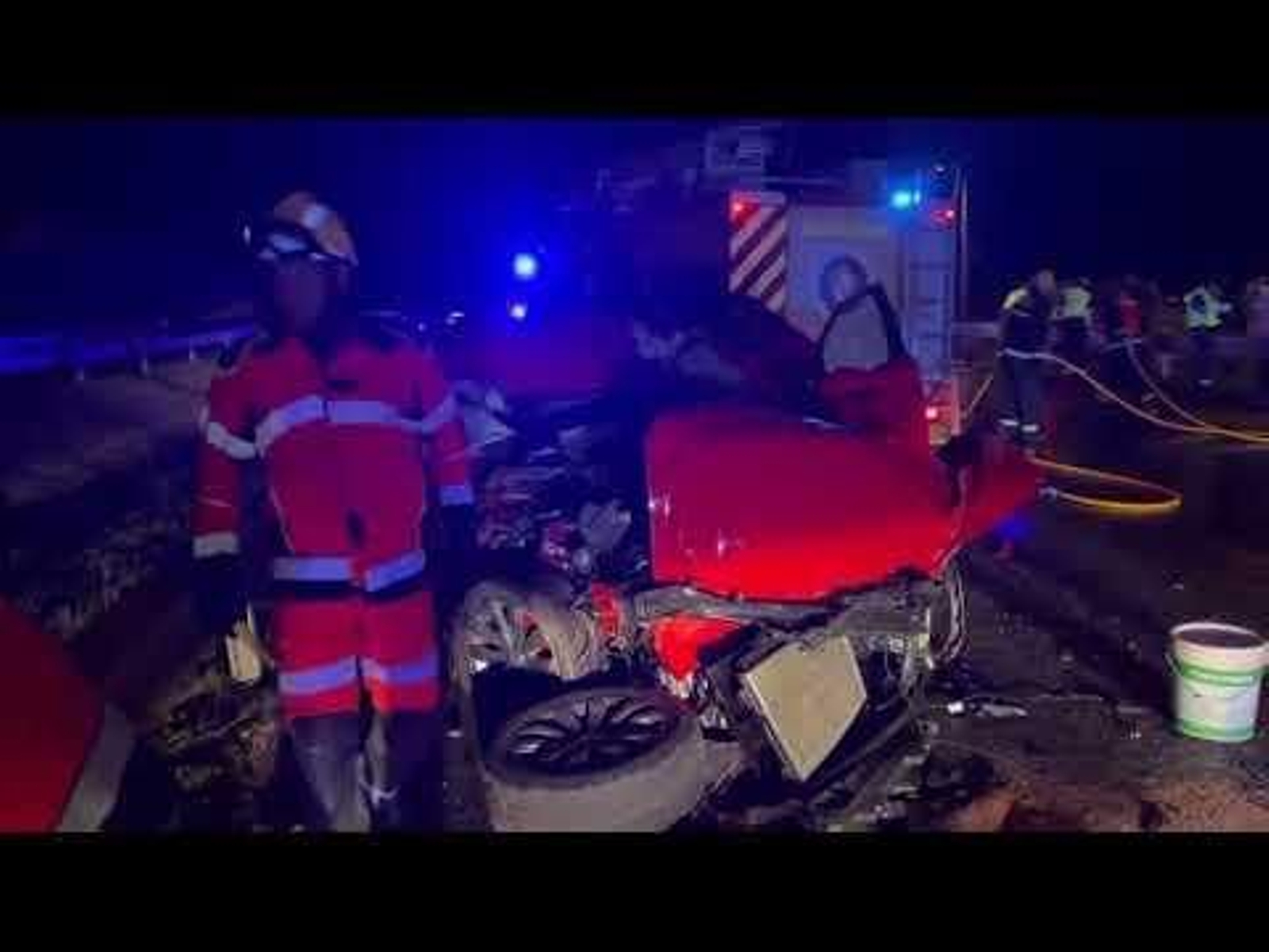 Accidente múltiple en la A 52 24/12/2022