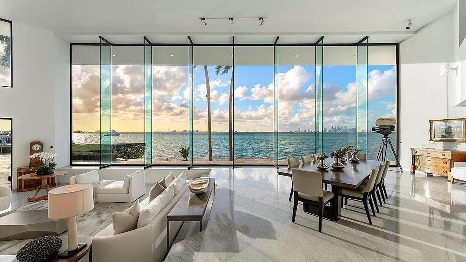 Interior de la mansión de Scarface, en Miami